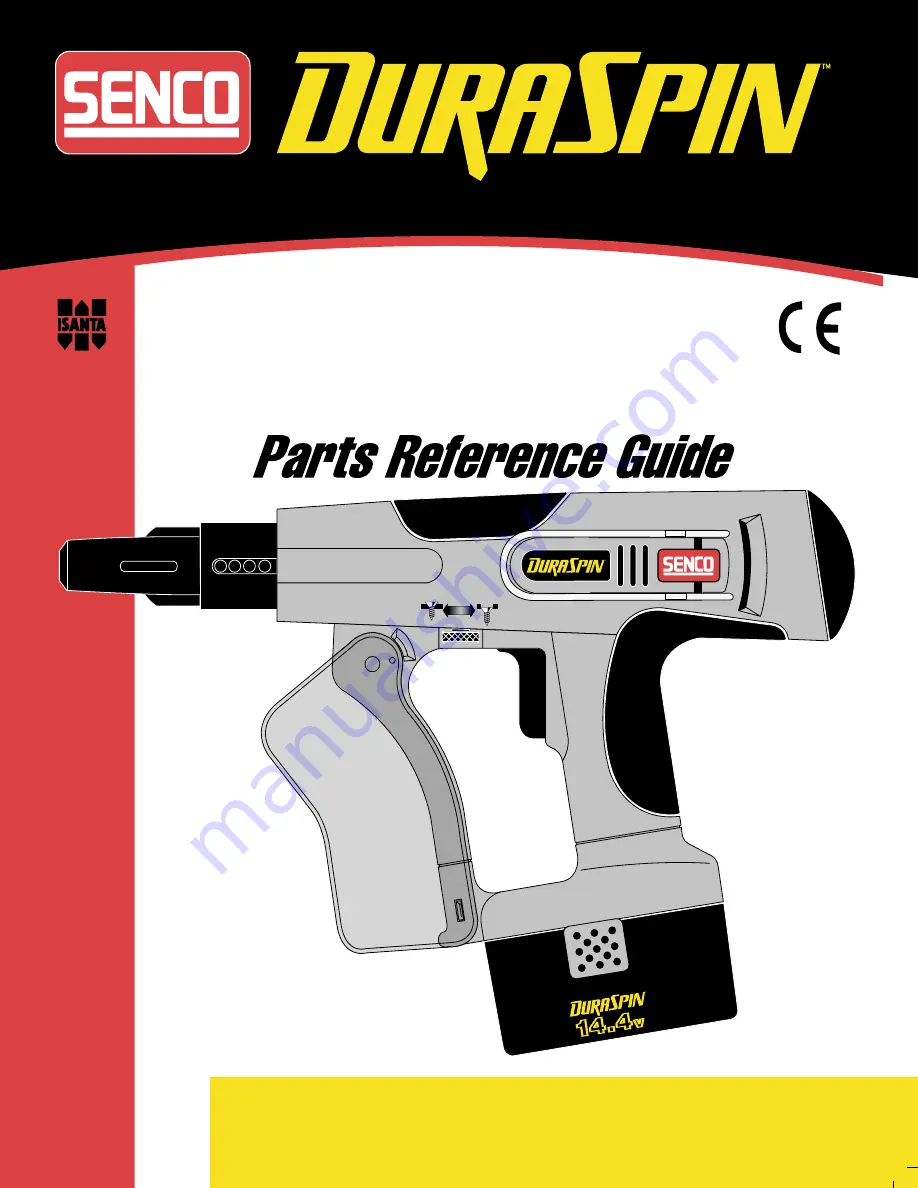 Senco DuraSpin DS50-14v Parts Reference Manual Download Page 1