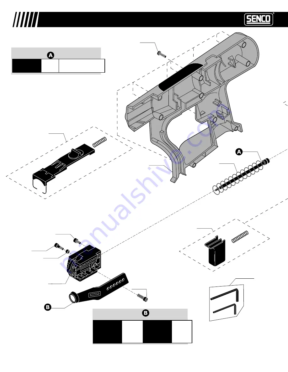 Senco DuraSpin DS50-14v Parts Reference Manual Download Page 2