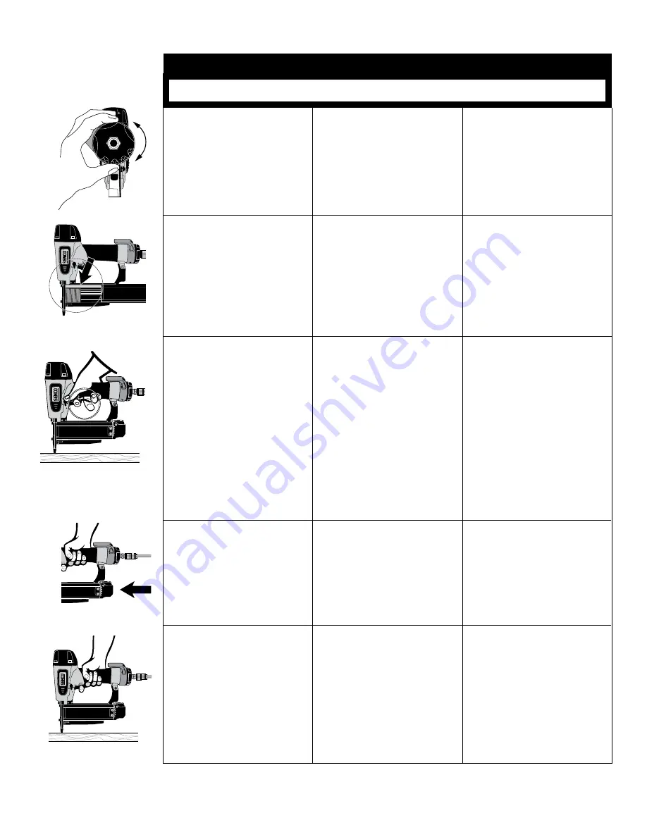 Senco finishpro 11 Operating Instructions Manual Download Page 3