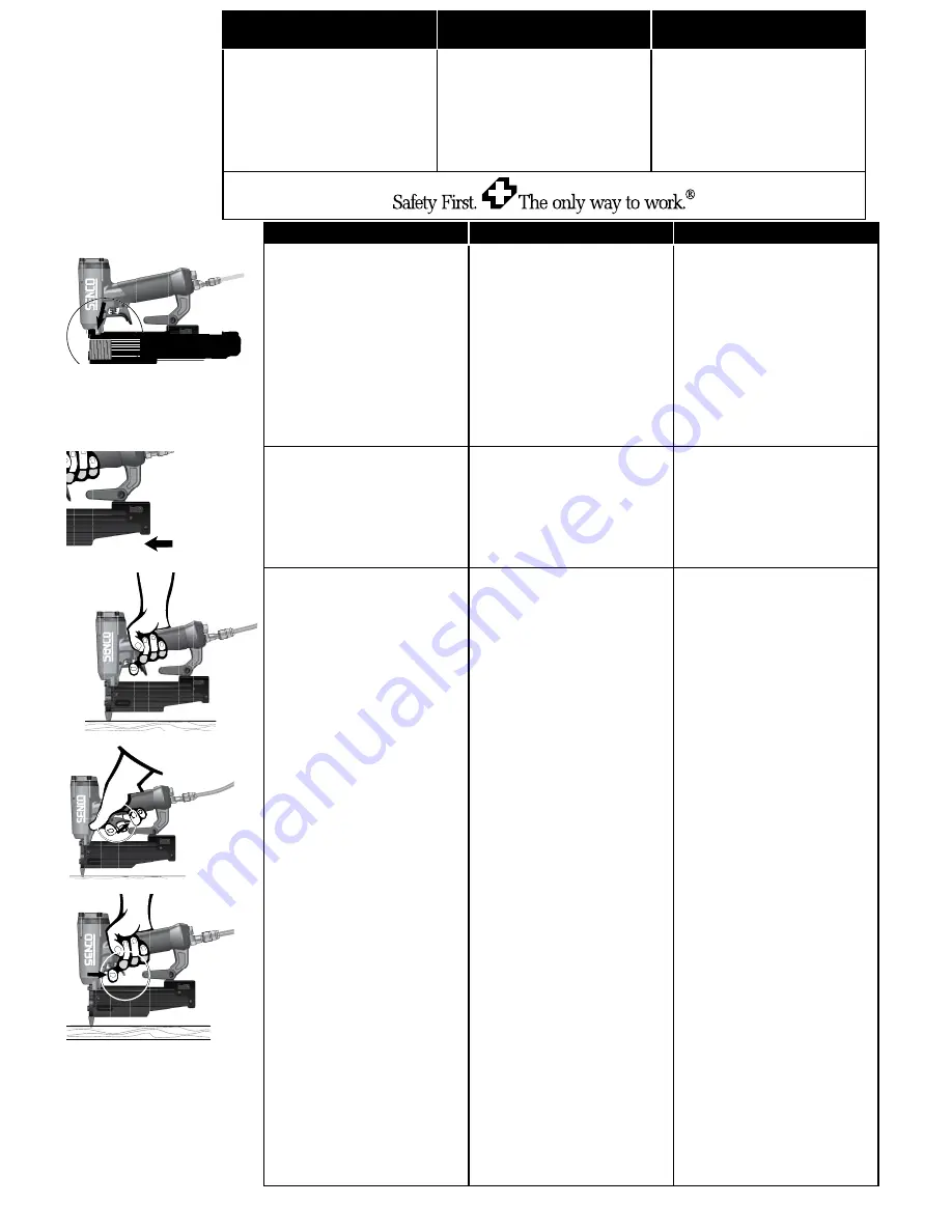 Senco FinishPro 21LXP Operating Instructions Manual Download Page 5