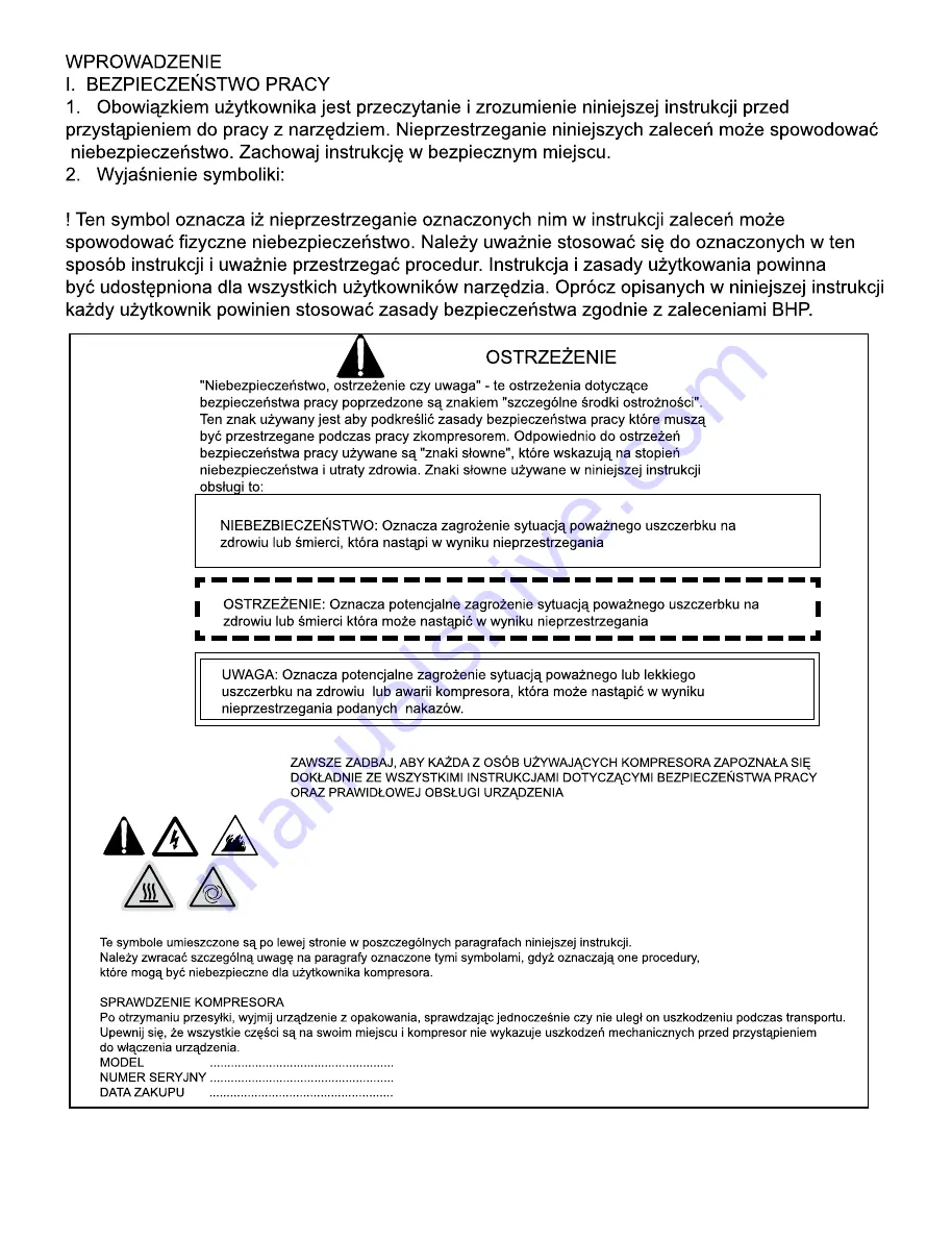 Senco PC1250 Operating Instructions Manual Download Page 83