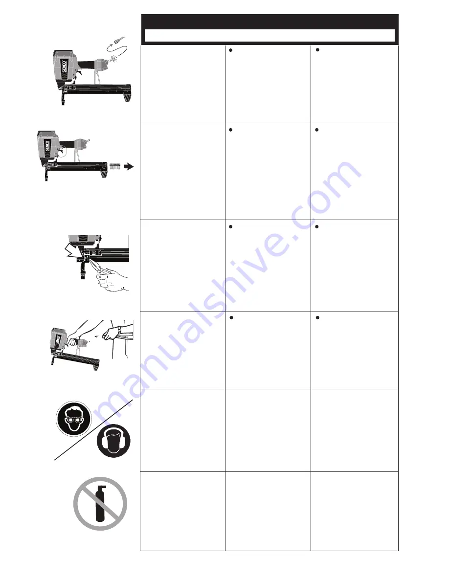 Senco SAP40XP Operating Instructions Manual Download Page 10