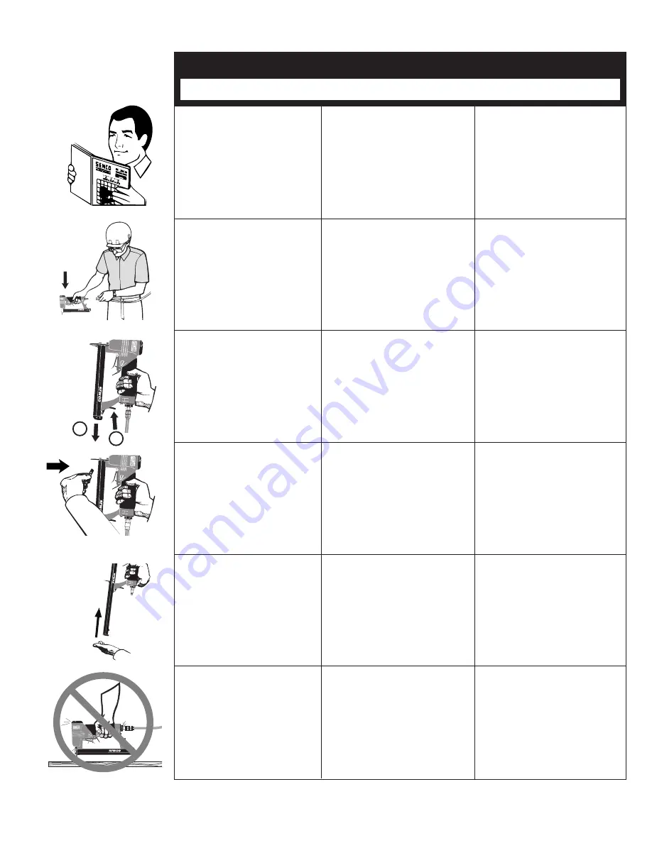 Senco SFW09 Operating Instructions Manual Download Page 6