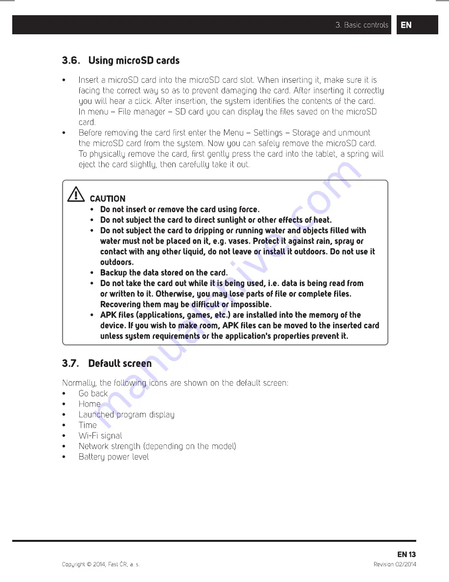 Sencor ELEMENT 10.1D103 User Manual Download Page 15