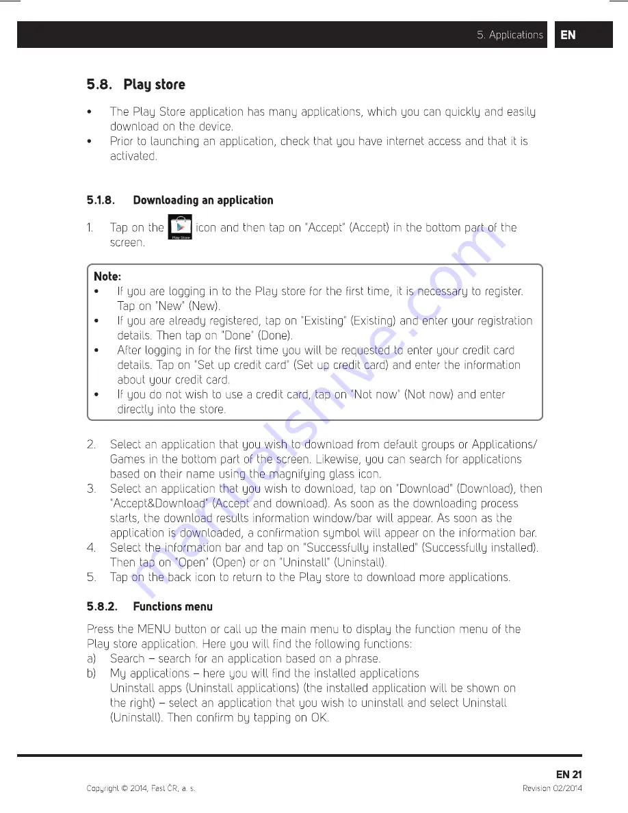 Sencor ELEMENT 10.1D103 User Manual Download Page 23