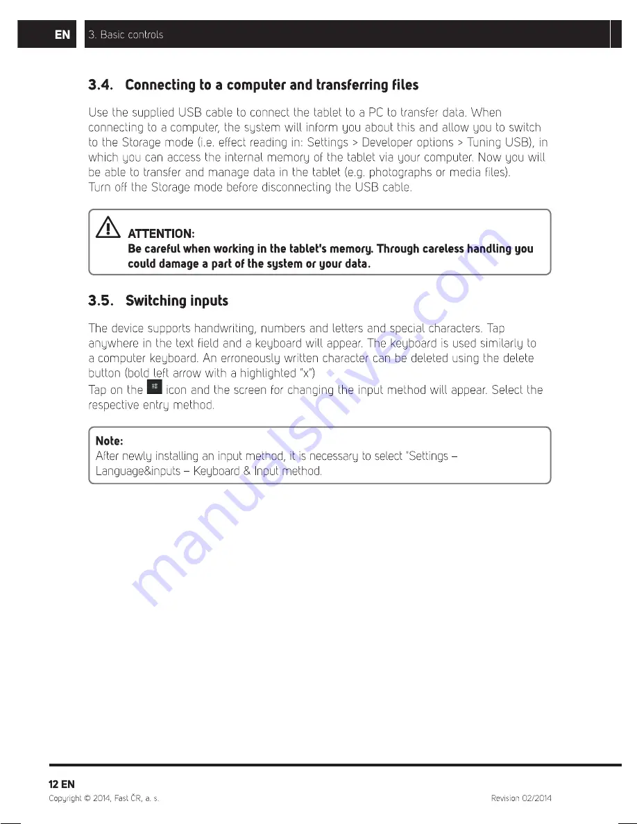 Sencor Element 10.1Q202 User Manual Download Page 14