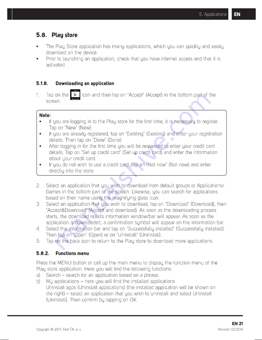 Sencor Element 10.1Q202 User Manual Download Page 23