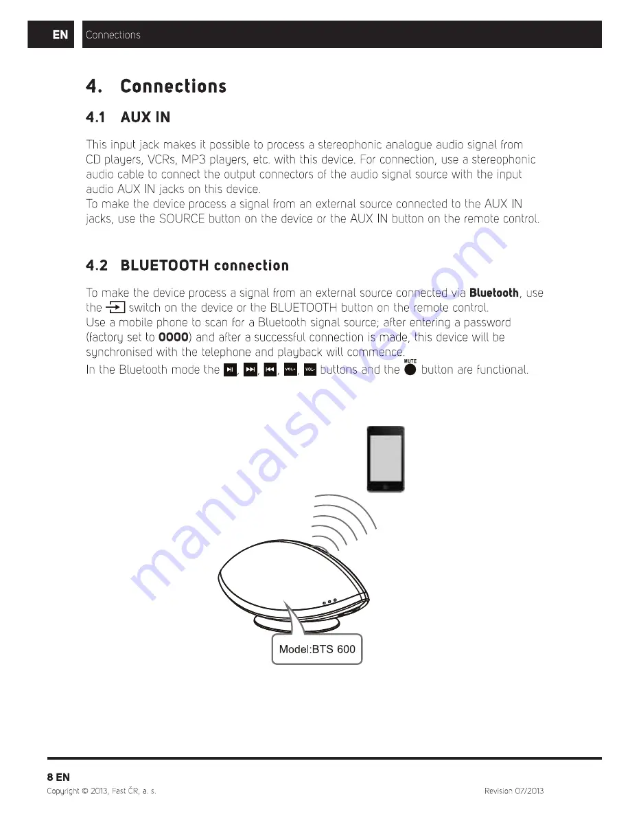 Sencor Imperial BTS 600 Скачать руководство пользователя страница 10