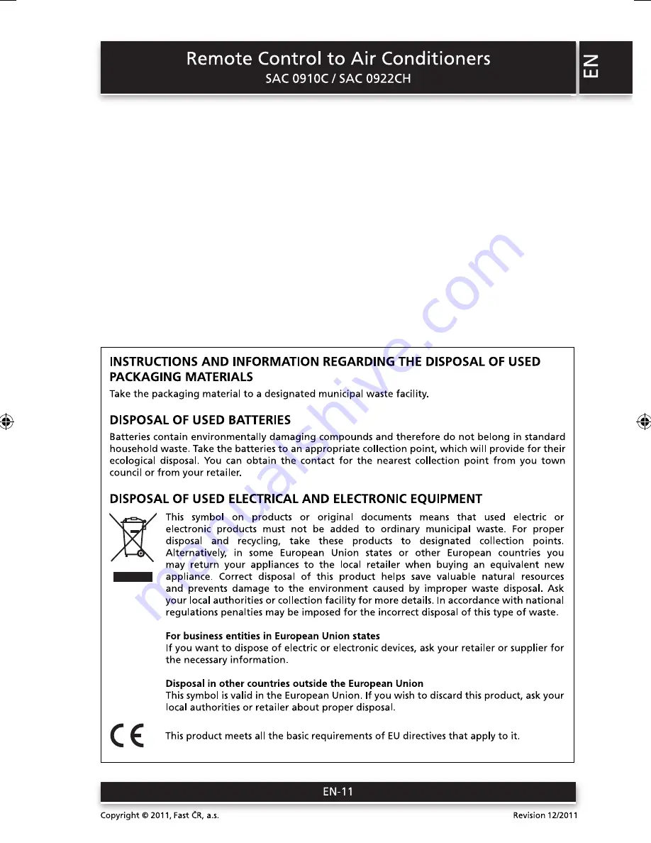 Sencor SAC 0910C User Manual Download Page 31