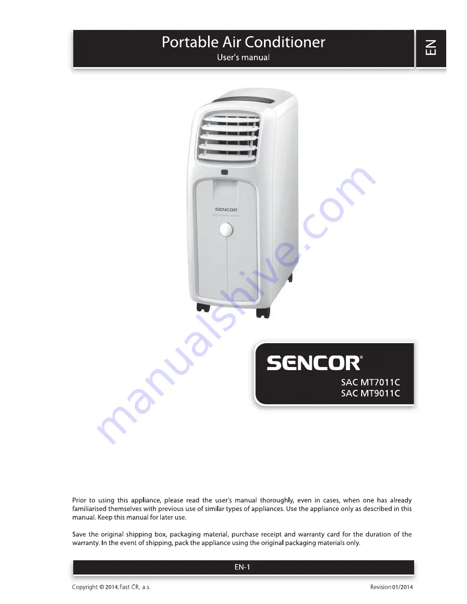 Sencor SAC MT7011C User Manual Download Page 1