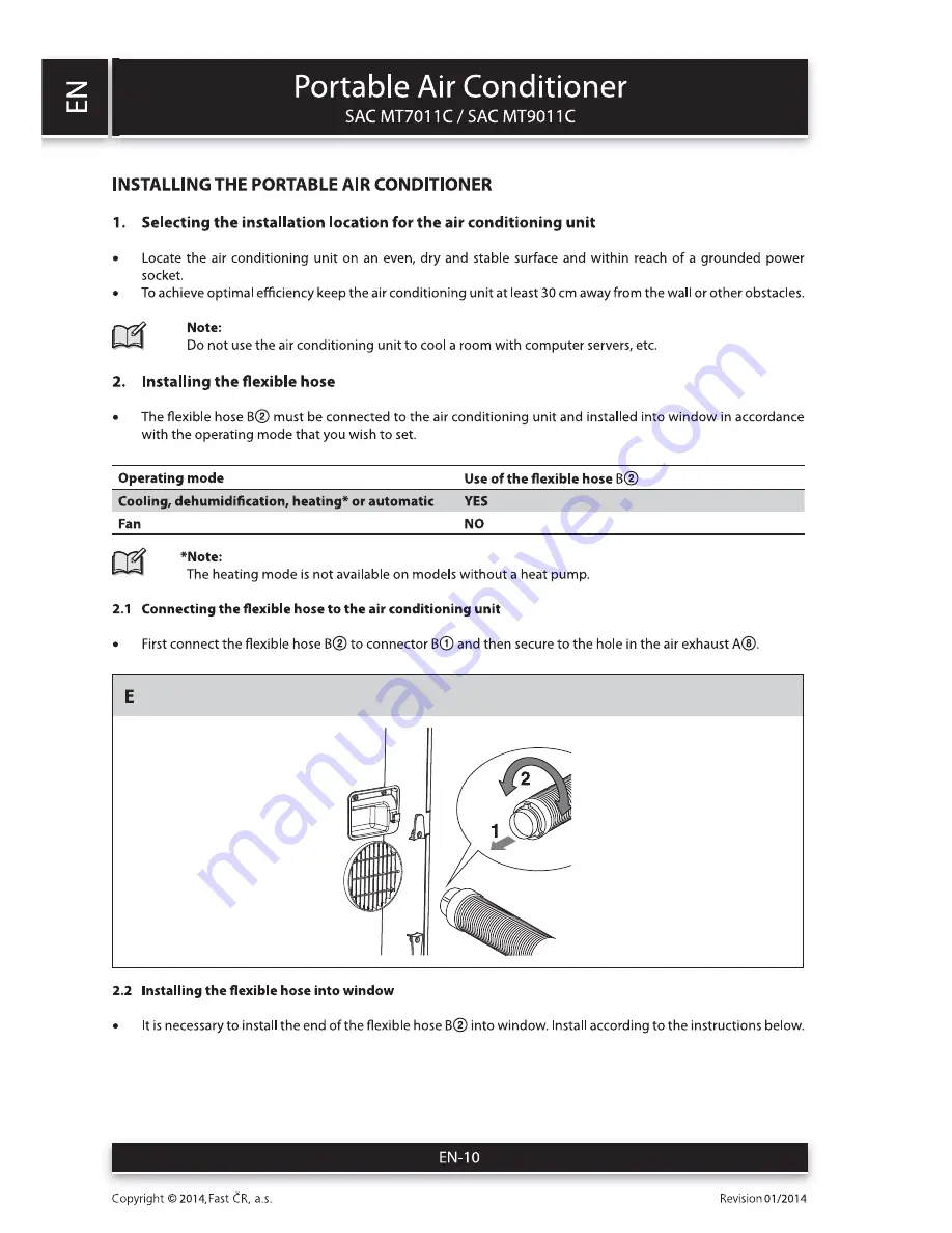 Sencor SAC MT7011C User Manual Download Page 10