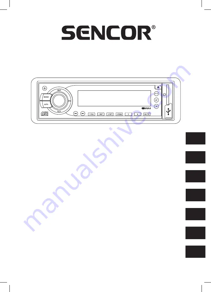 Sencor SCD-5045MR Скачать руководство пользователя страница 1