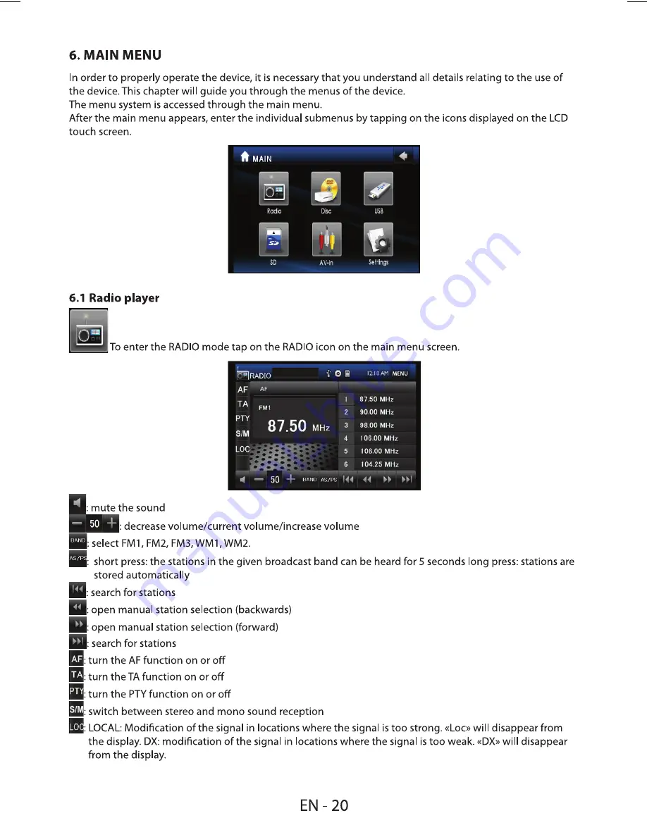 Sencor SCD 9405DR Manual Download Page 22