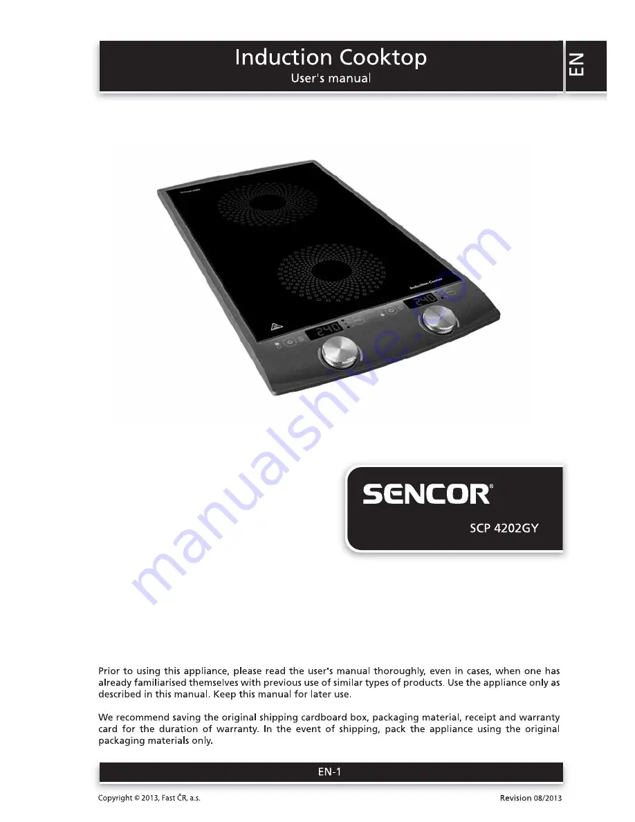 Sencor SCP 4202GY User Manual Download Page 1