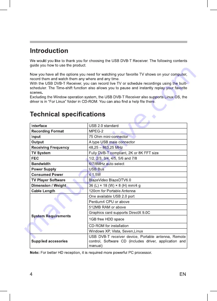 Sencor SDB 502T Instruction Manual Download Page 6