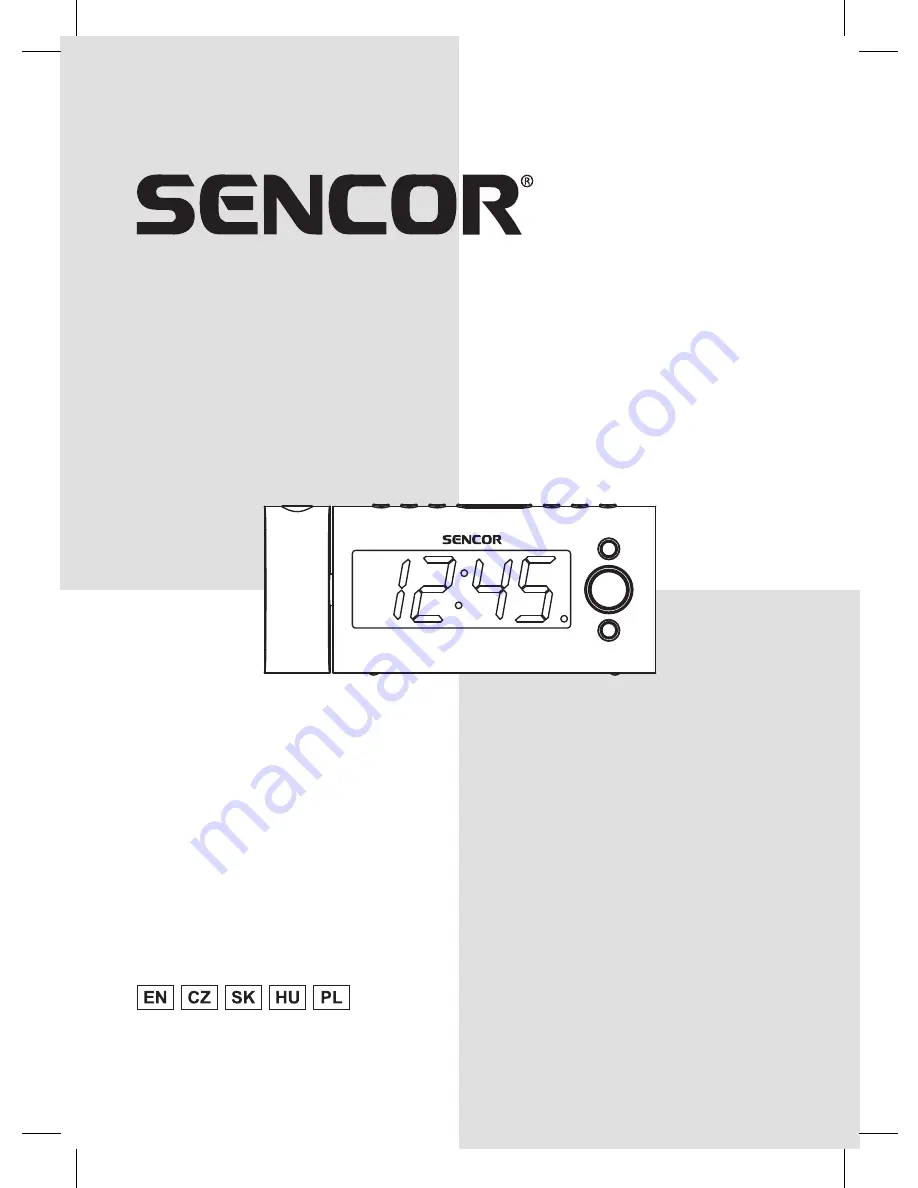 Sencor SRC 330 Скачать руководство пользователя страница 1