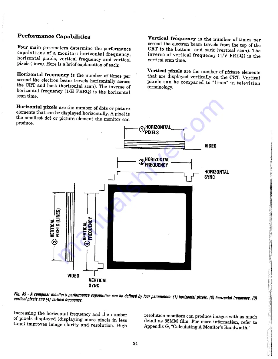 Sencore cm2125 Operation And Application Manual Download Page 35