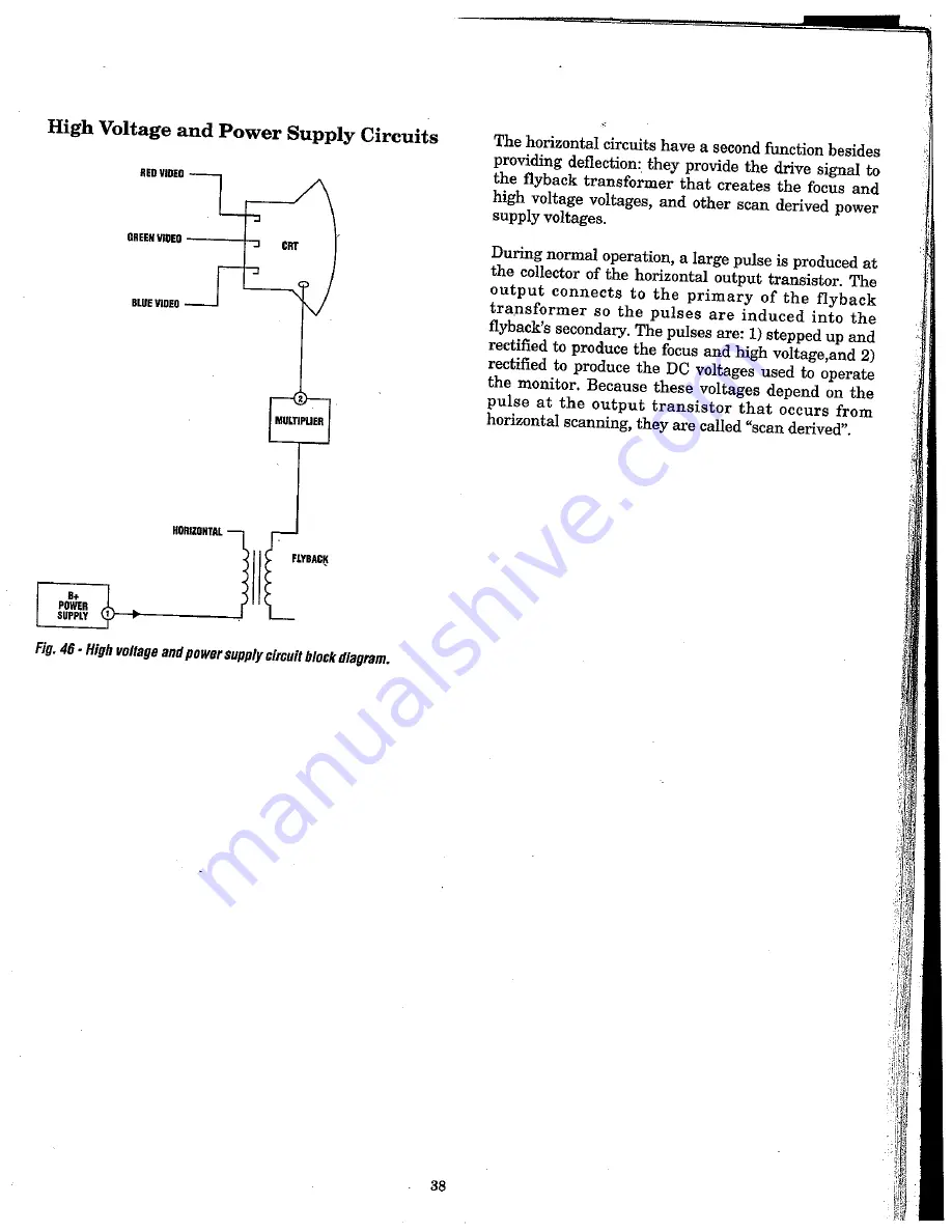 Sencore cm2125 Operation And Application Manual Download Page 39