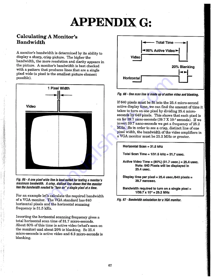 Sencore cm2125 Operation And Application Manual Download Page 68