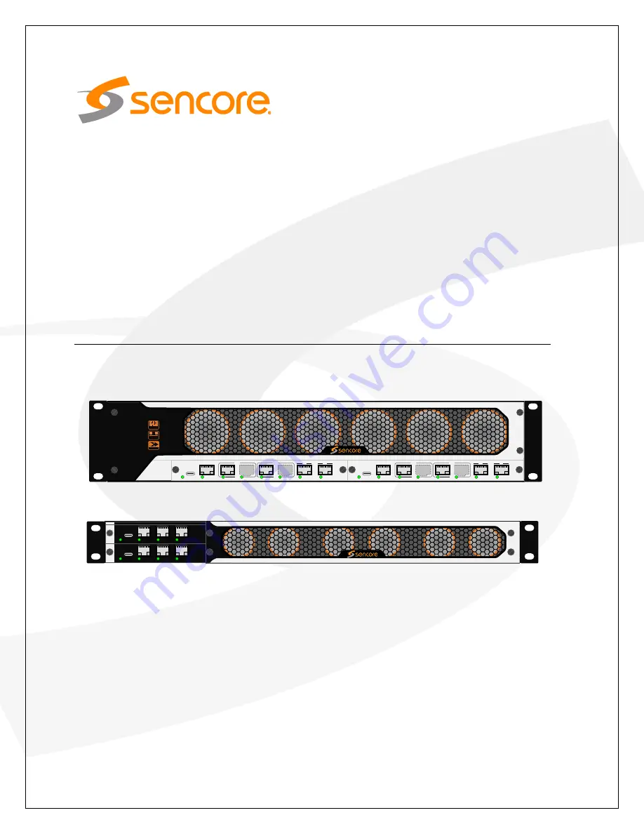 Sencore DMG 4000 User Manual Download Page 1