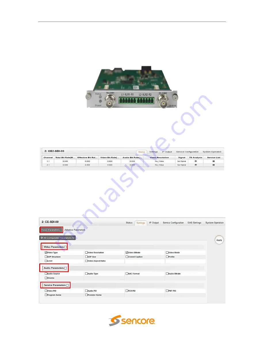 Sencore OmniHub CMP100 Скачать руководство пользователя страница 62