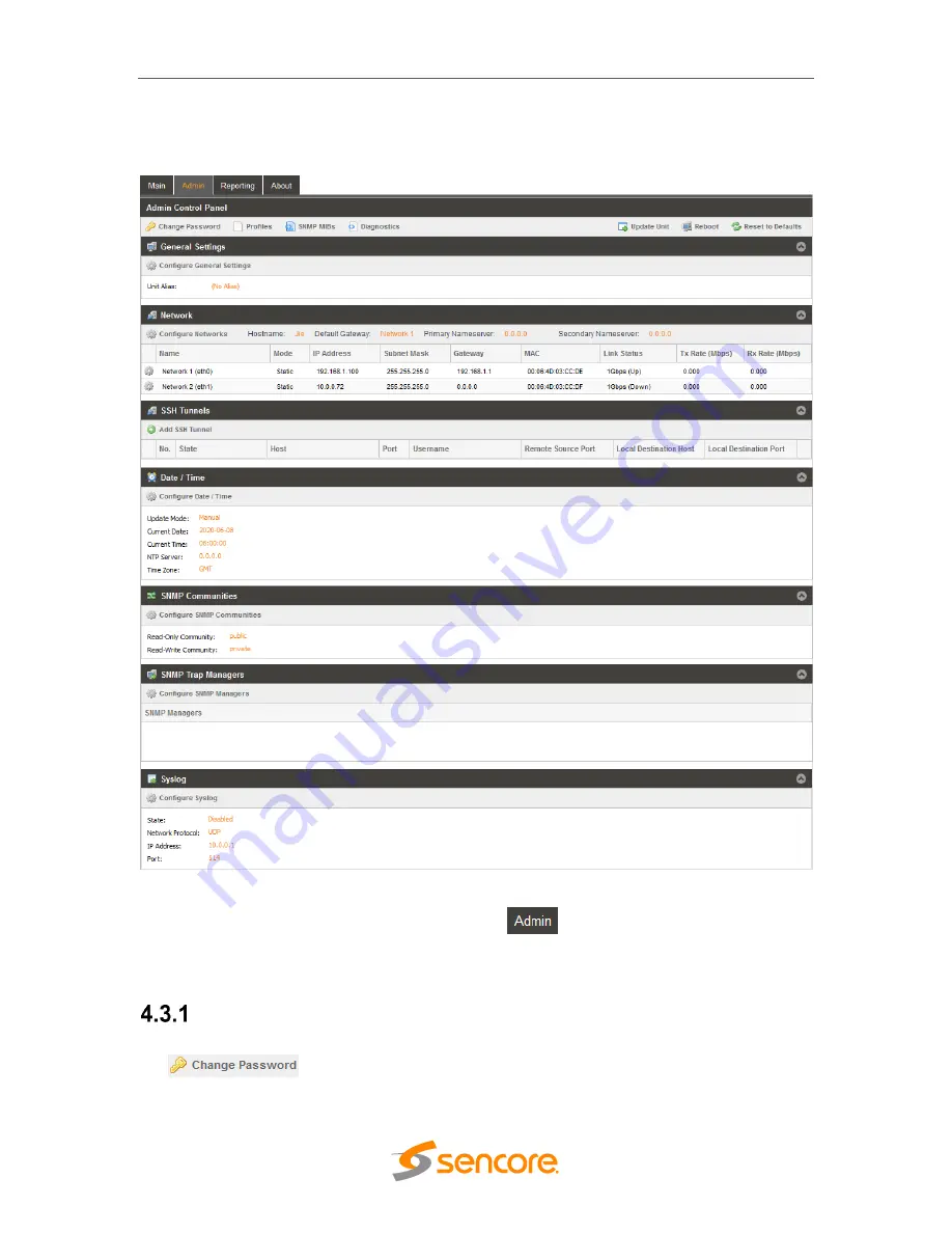 Sencore SCP 2100 User Manual Download Page 36