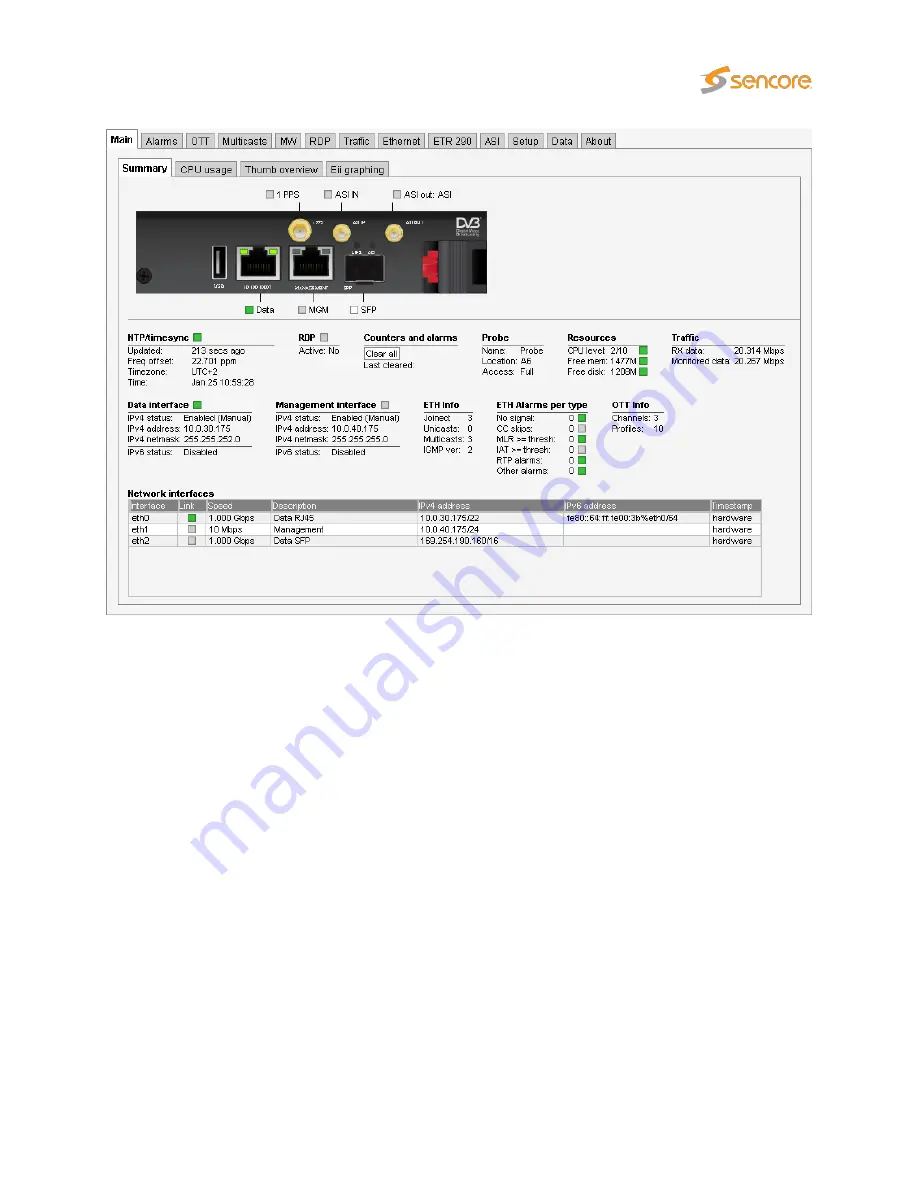 Sencore VB330 Скачать руководство пользователя страница 25