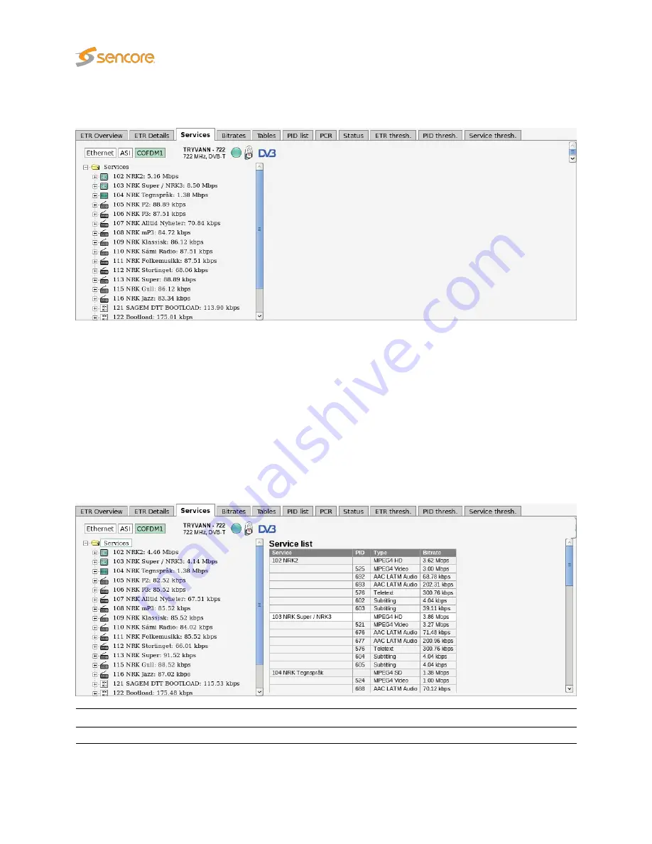 Sencore VB330 User Manual Download Page 116