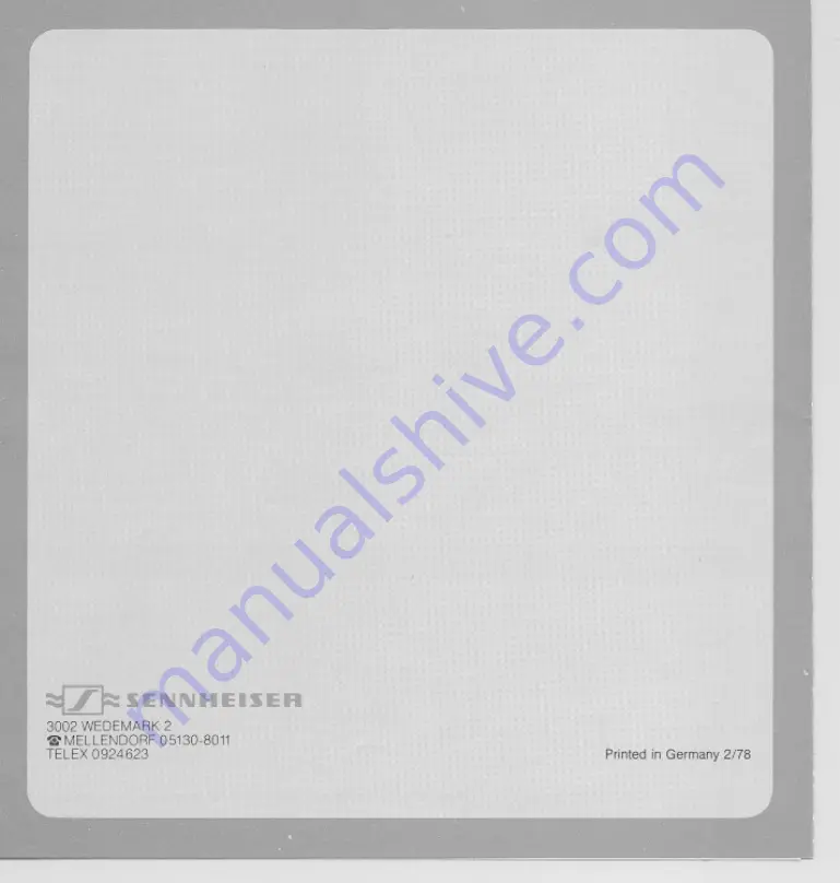 Sennheiser HD 224 X Manual Download Page 6