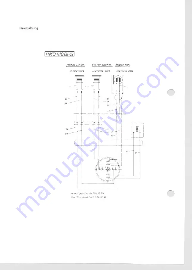 Sennheiser HMD 410 BFS (German) Bedienungsanweisung Download Page 2