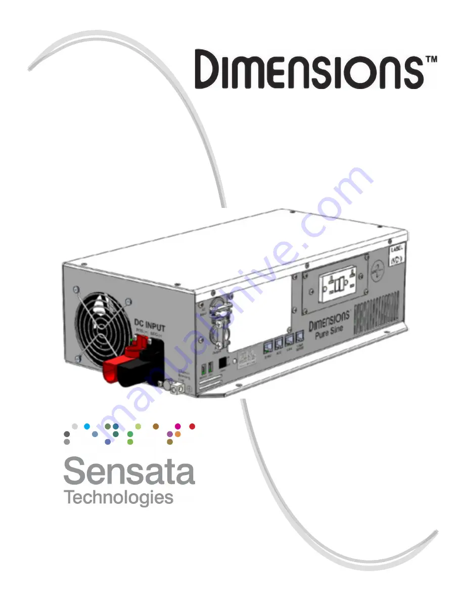 Sensata Dimensions 12LP15 Owner'S Manual Download Page 1