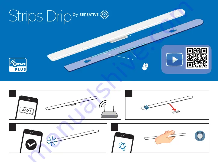 Sensative Strips Drip Manual Download Page 1