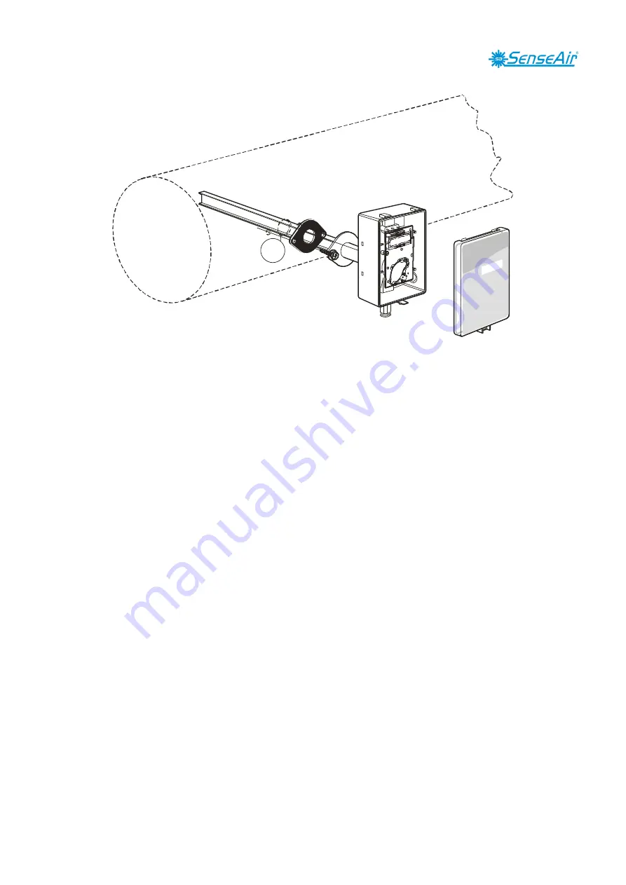 SenseAir eSENSE Duct-TR Installation Manual Download Page 3