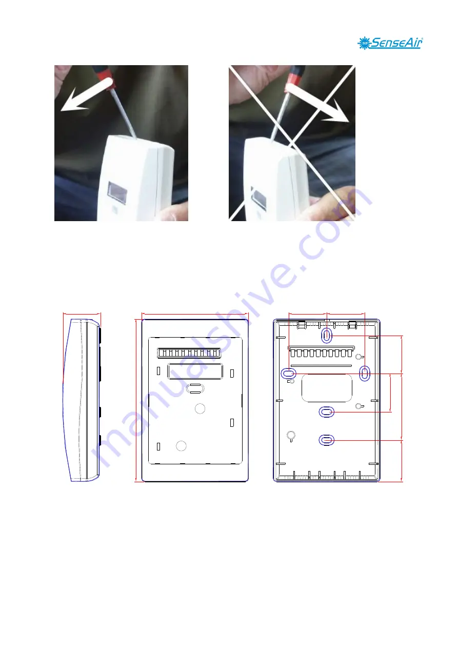 SenseAir eSENSE II Installation Manual Download Page 2