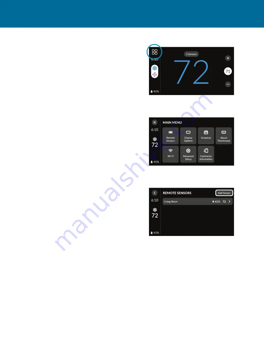 Sensi TOUCH 2 1F96U-42WF Series Manual Operation Download Page 4