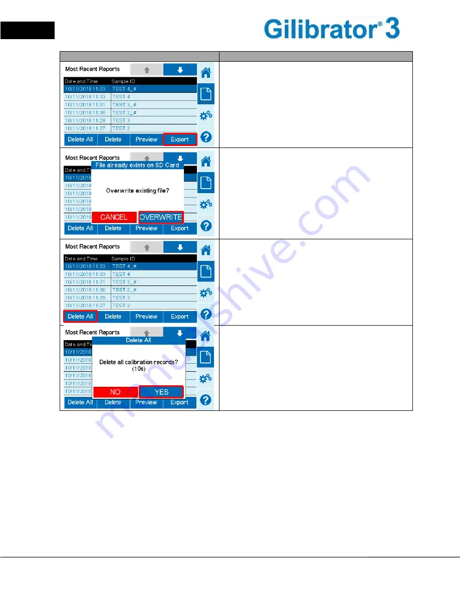 Sensidyne Gilian Gilibrator STABLFLOW Operation Manual Download Page 40