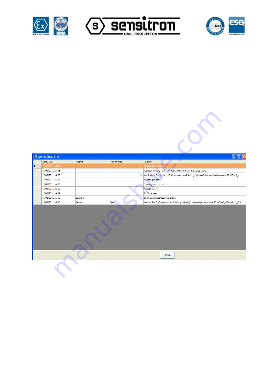 Sensitron MULTISCAN++S1 Installation And Use Manual Download Page 56