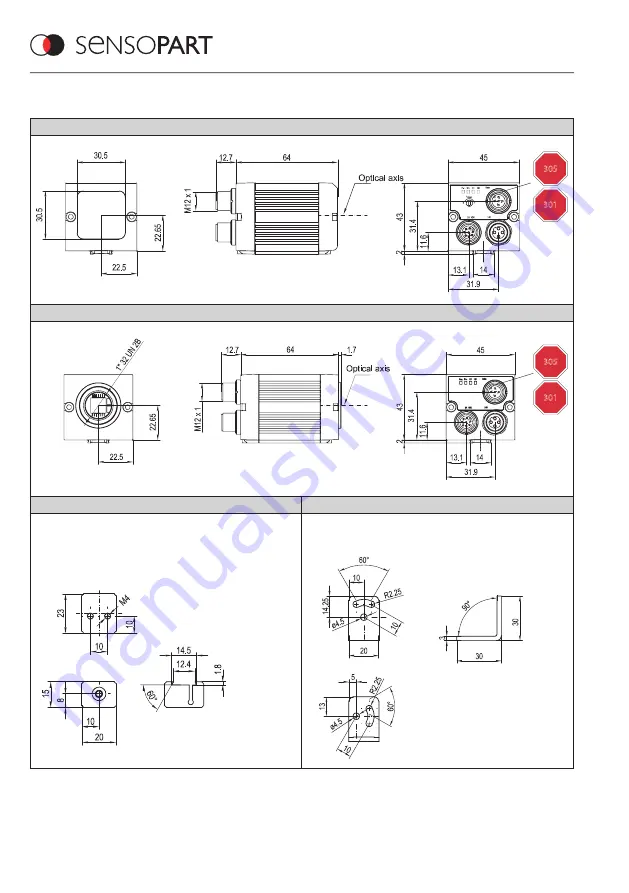 Sensopart FA 46 301-CR Mounting And Operating Instructions Download Page 45