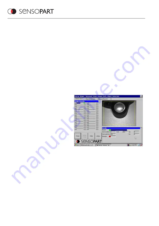 Sensopart Vision Viewer CE Mounting And Operating Instructions Download Page 24