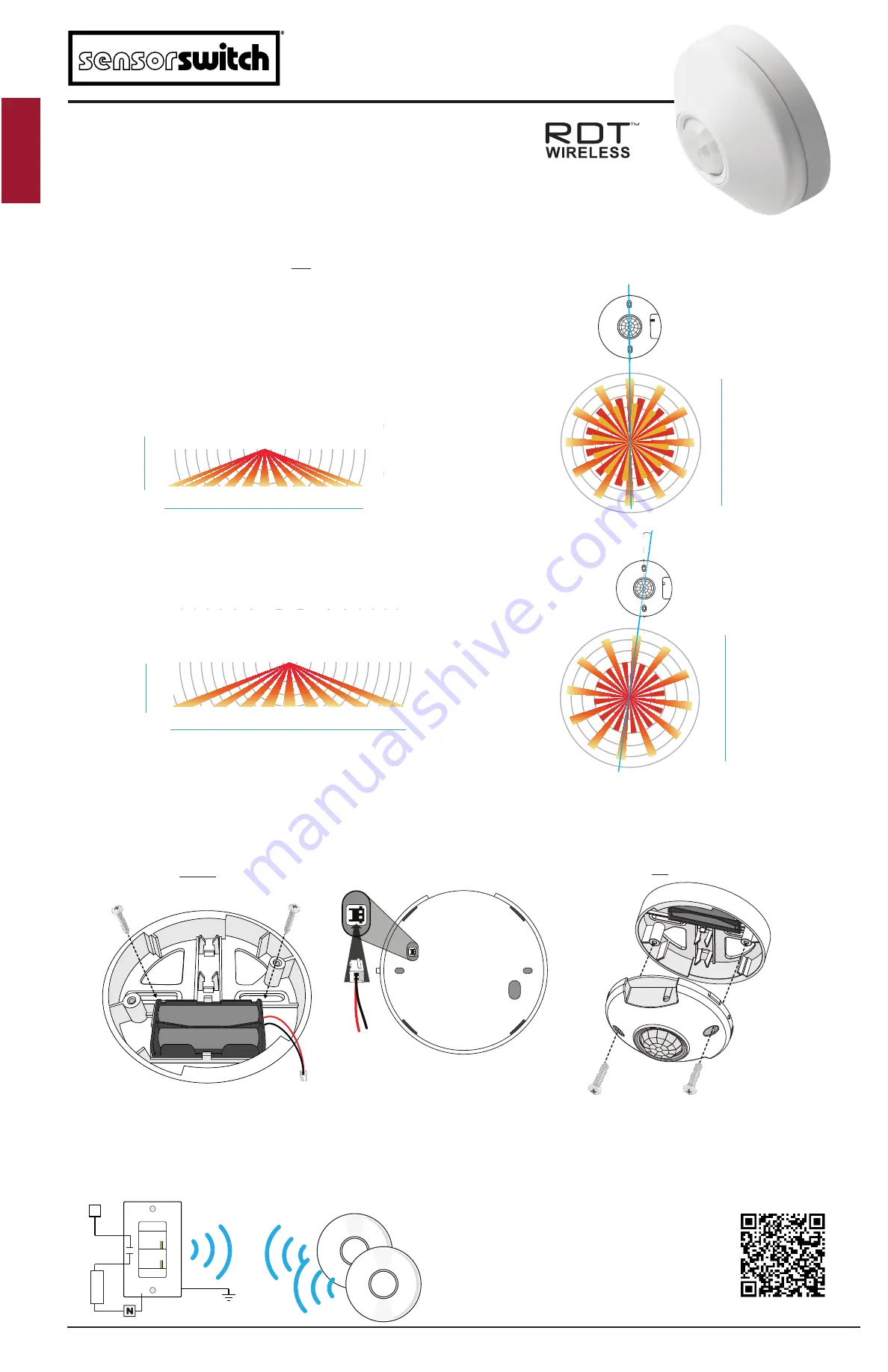 Sensor Switch CM 9 WR Instructions Download Page 1