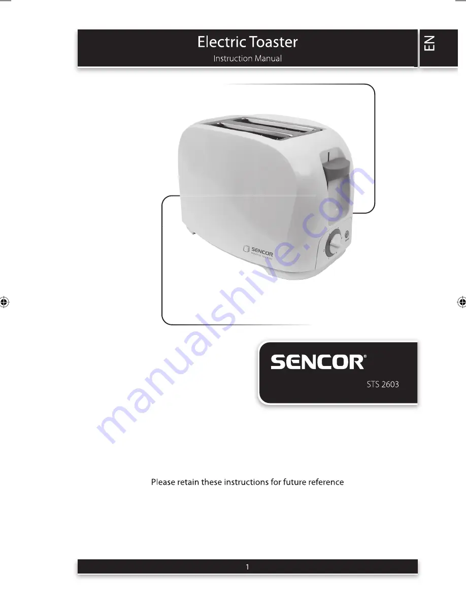 Sensor STS 2603 Instruction Manual Download Page 1