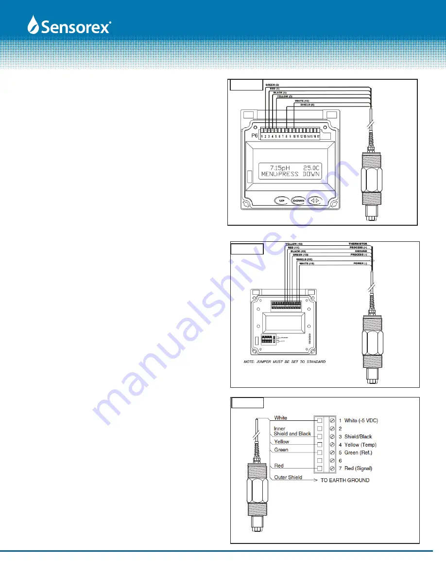 Sensorex SD7500CD Product Instruction Sheet Download Page 5