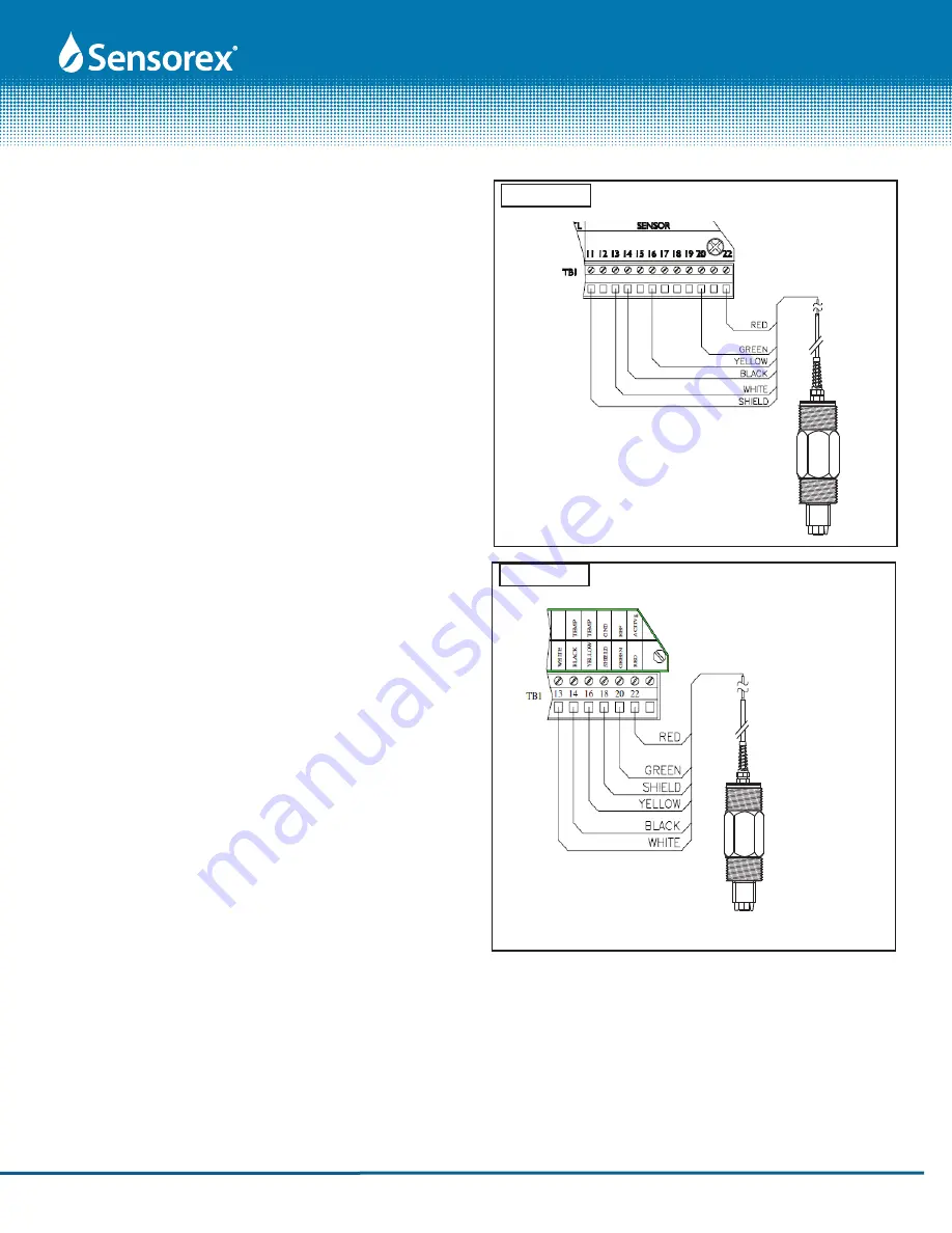 Sensorex SD7500CD Product Instruction Sheet Download Page 7