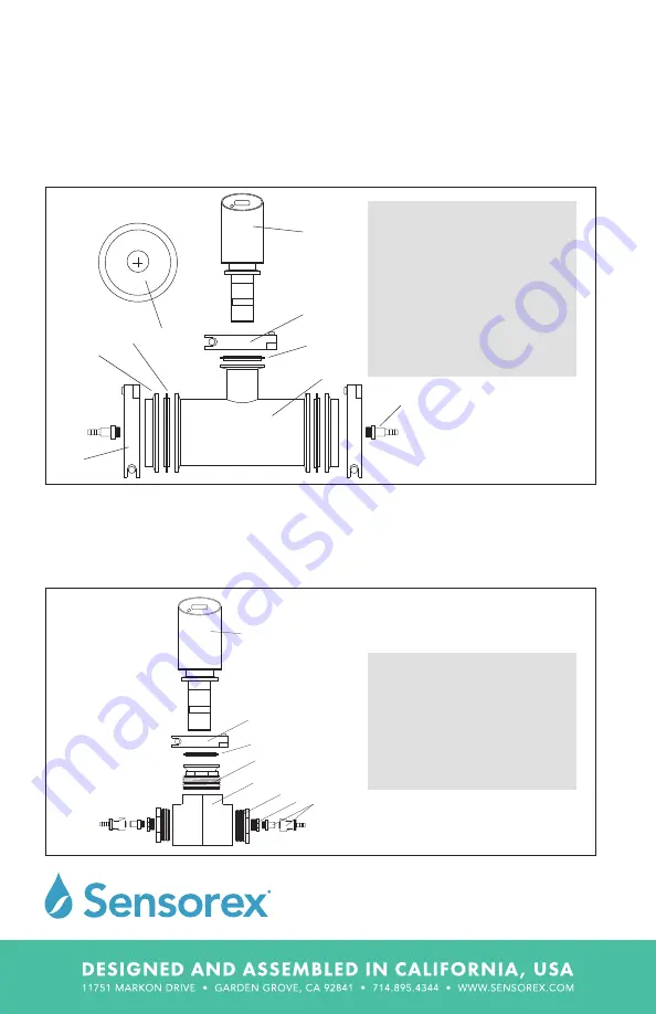 Sensorex UVT-LED-PW Скачать руководство пользователя страница 4