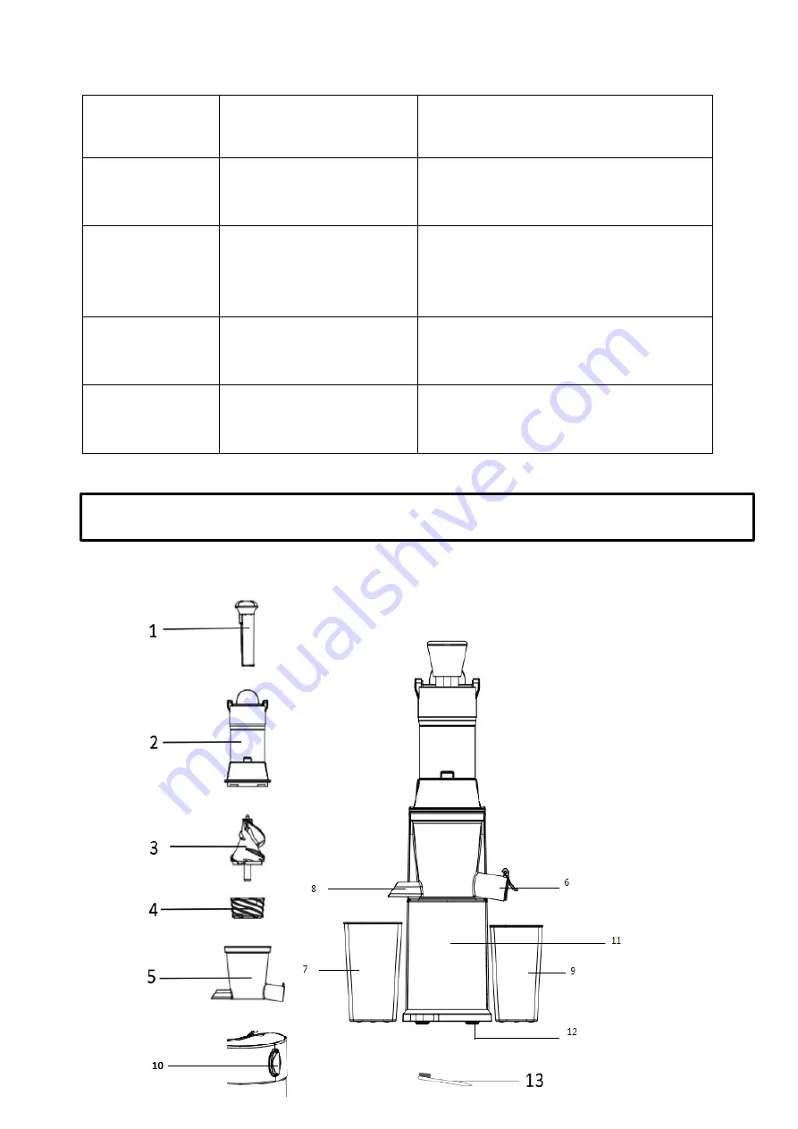 Senya HEALTHY JUICER User Instructions Download Page 53