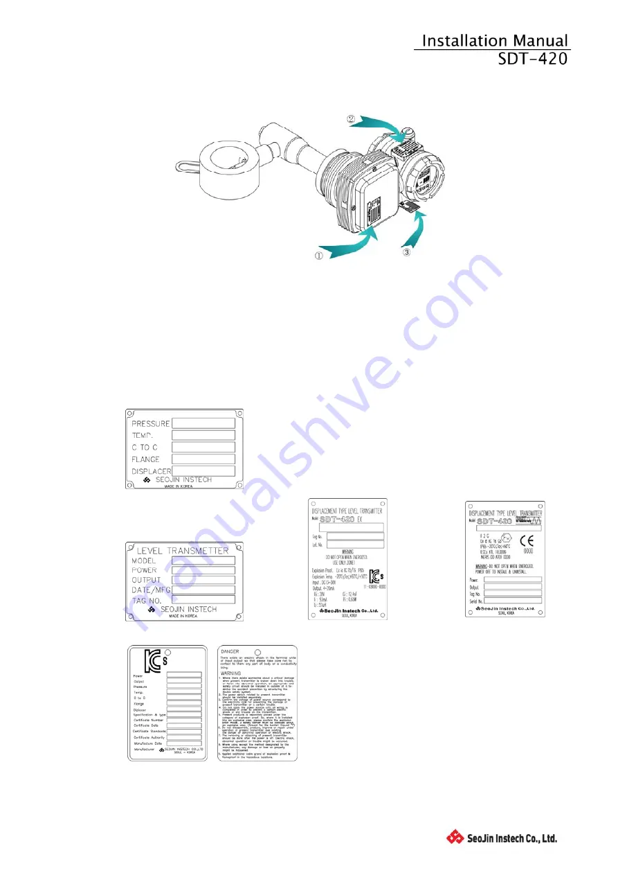 Seojin Instech SDT-420 Installation Manual Download Page 12