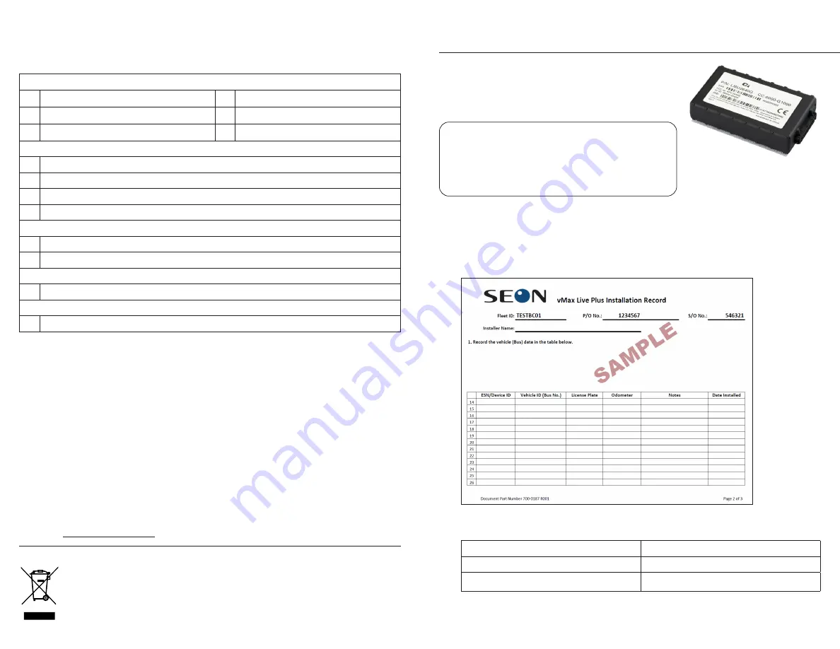 SEON LMU 2630 Quick Install Manual Download Page 1