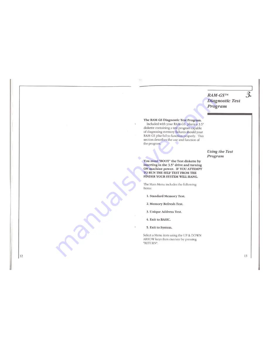 SequentialSystems RAM-GS Plus Owner'S Manual Download Page 8