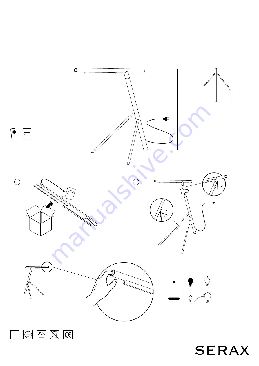 SERAX MATTIA B7020001 Instruction Manual Download Page 1