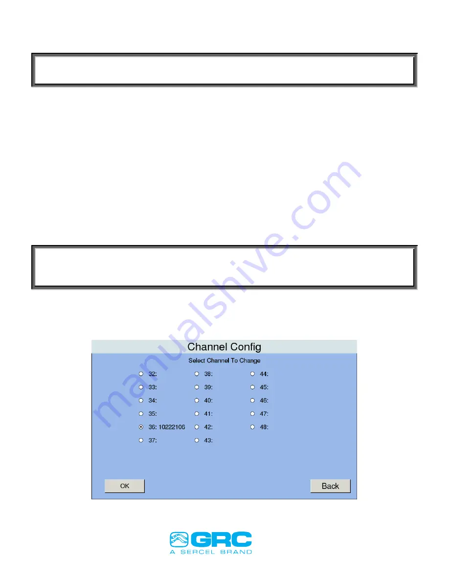 Sercel GRC DATA PRO Operation Manual Download Page 37